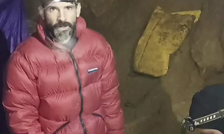 American cave explorer trapped 3,400ft in Turkey shares emotional video