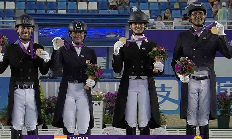 Asian Games: India wins gold in equestrian team dressage, breaks 41-yr-old jinx