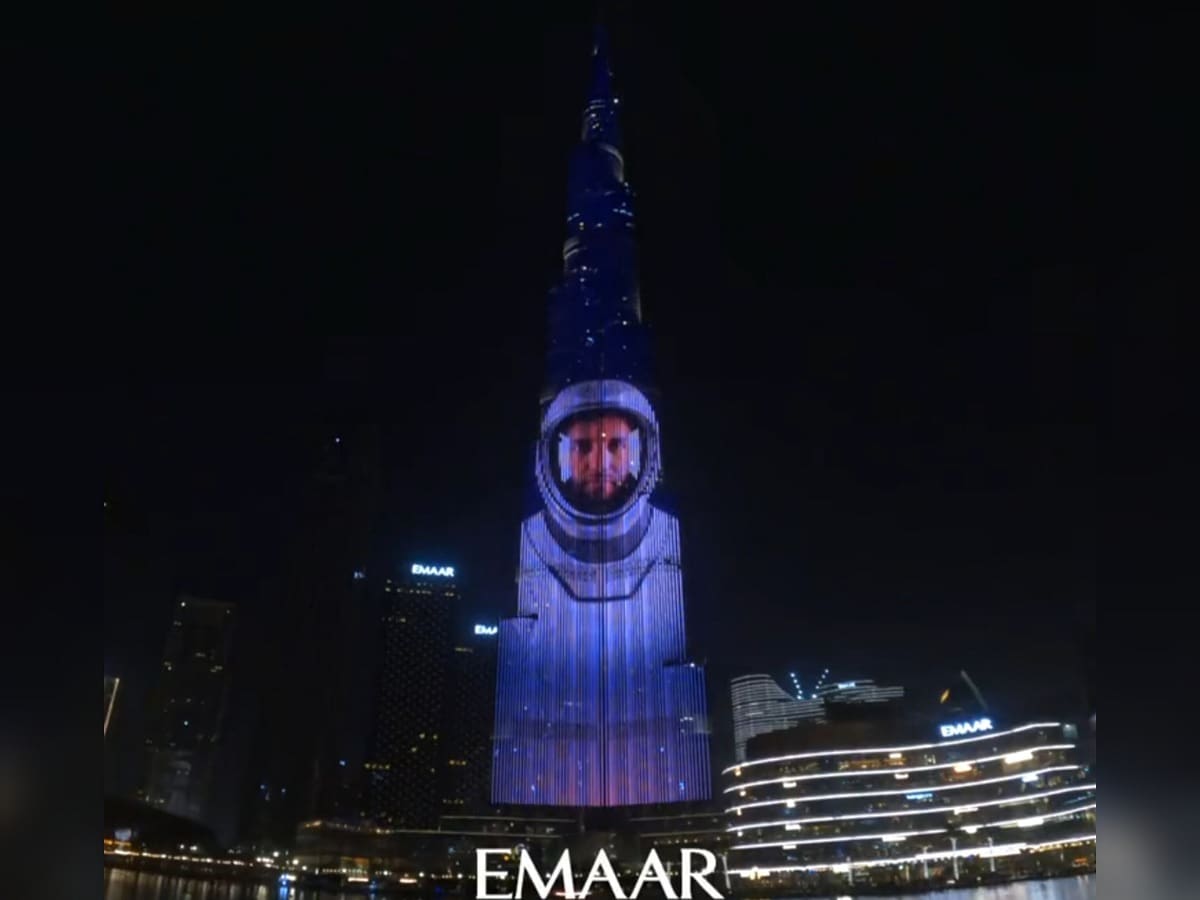 Watch: Burj Khalifa lights up to celebrate Sultan Al Neyadi's homecoming