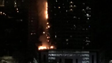 Dubai: 'Loud bang' heard as massive fire breaks out in residential building