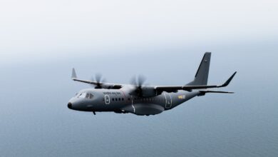 IAF Chief receives first C-295 aircraft at a ceremony in Spanish city of Seville