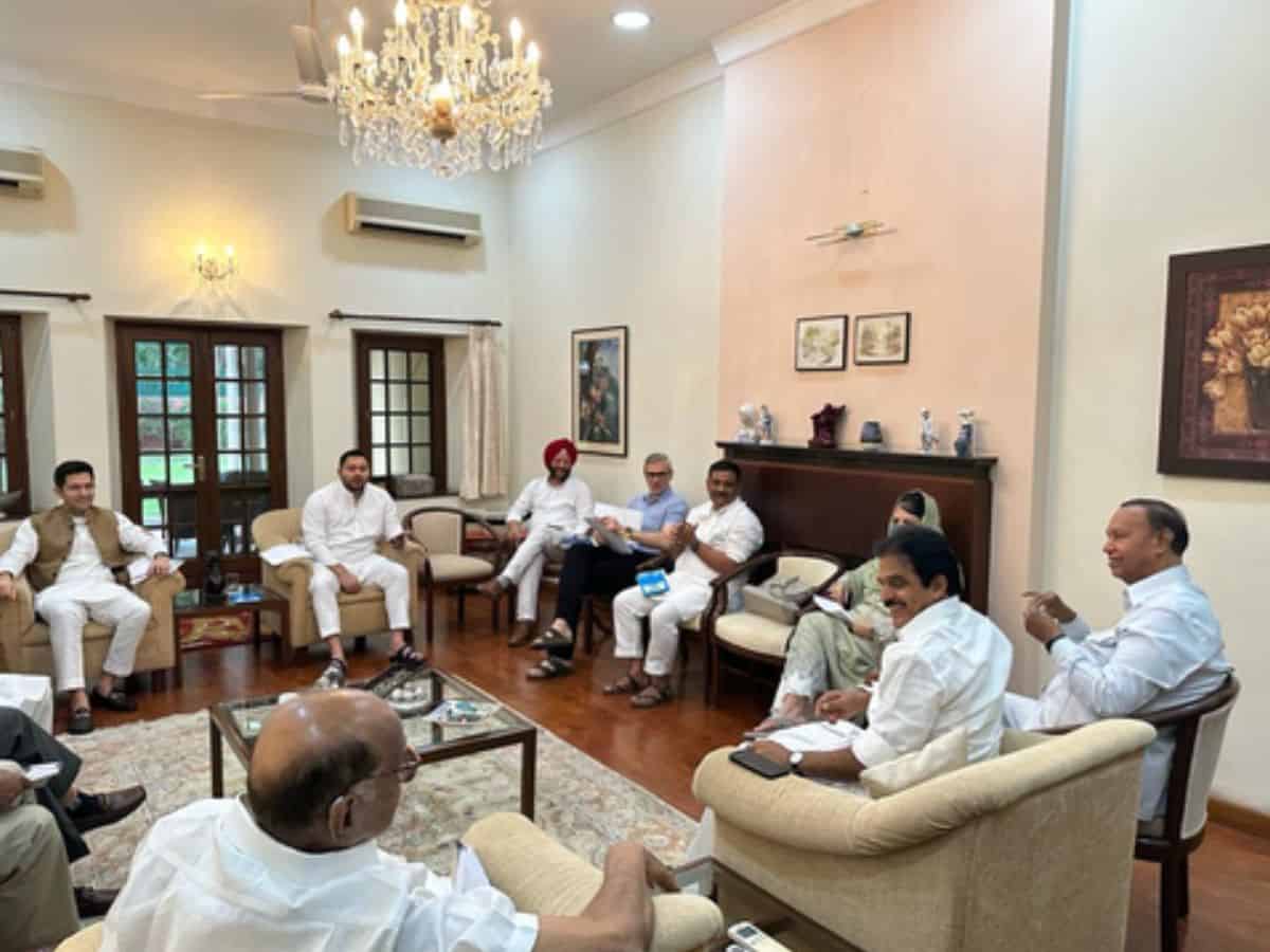 First meeting of INDIA coordination committee underway at Pawar's residence