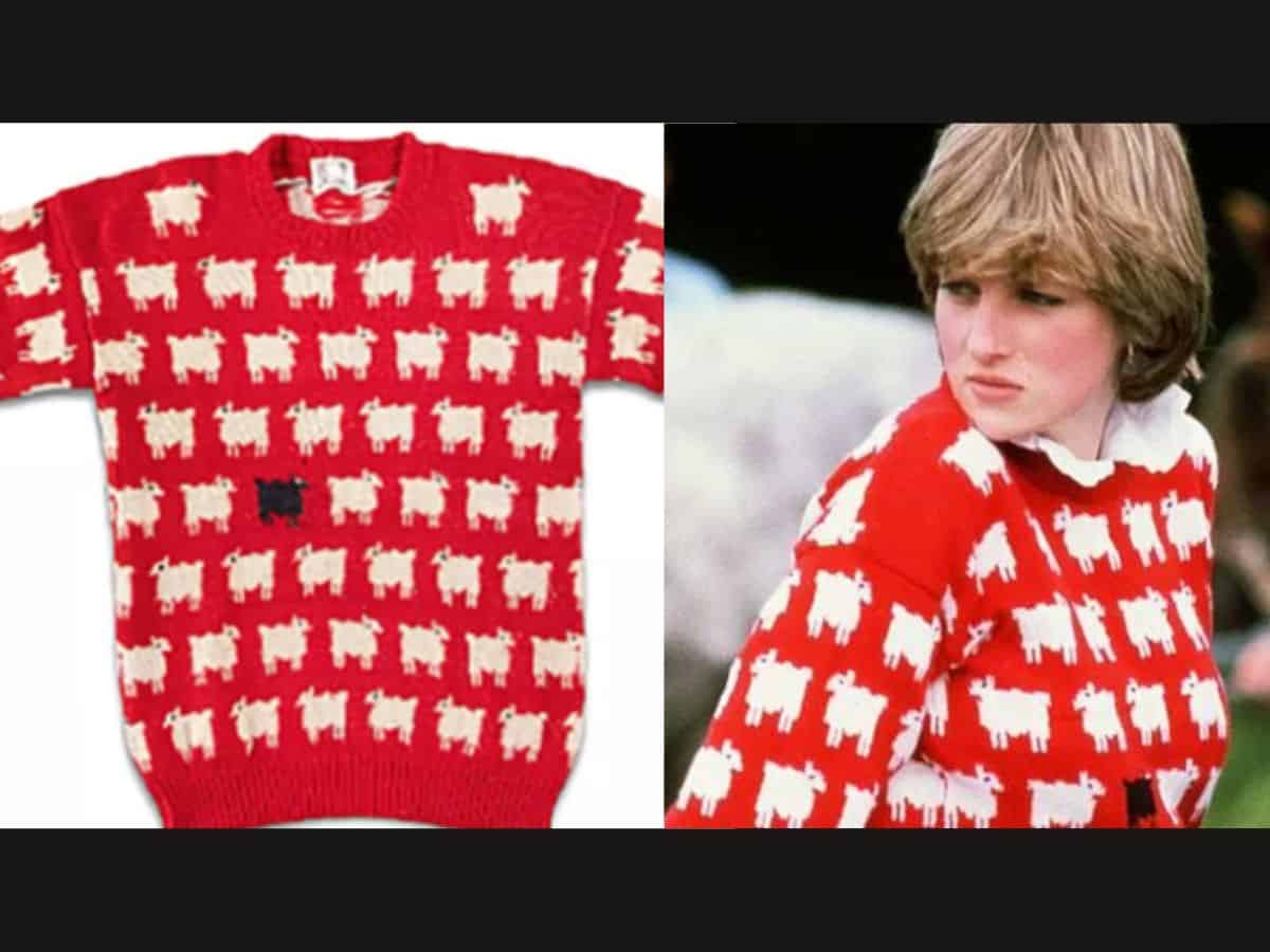 Princess Diana's 'historic' sheep sweater fetches over $1mn at auction