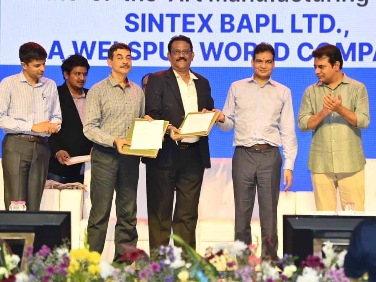 Sintex to set up Rs 350 cr worth manufacturing unit in Telangana