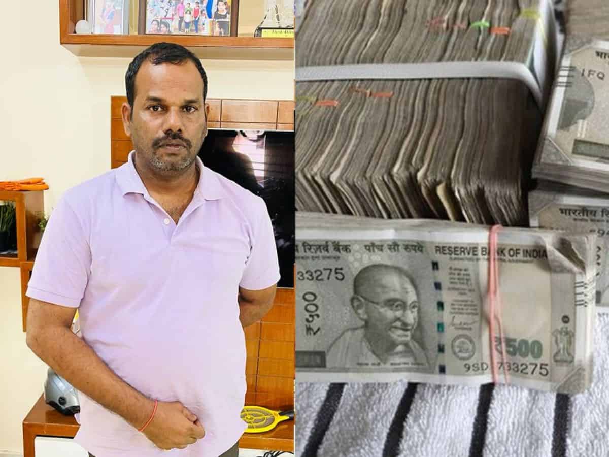 Telangana: ACB raids Marriguda Tehsildar's house; cash over Rs 2 cr recovered