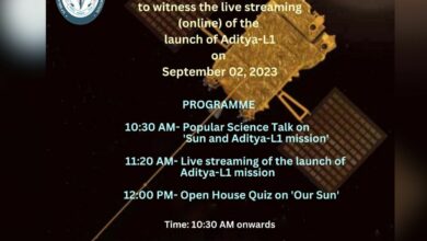 Hyderabad: Science talk on Aditya-L1 at Birla Planetarium on Sep 2