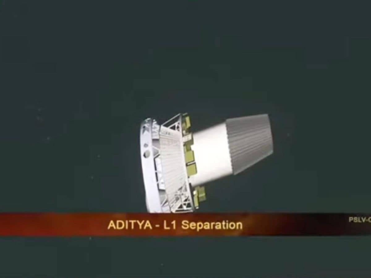 ISRO's sun mission: Aditya-L1 successfully separates from PSLV rocket