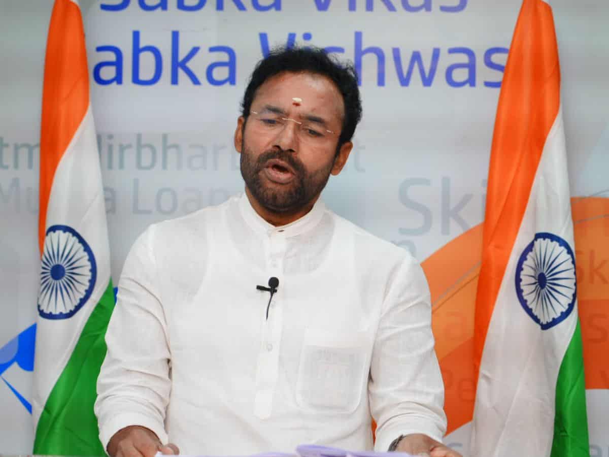 Telangana: Kishan Reddy negates BJP's involvement in IT raids on Cong leaders