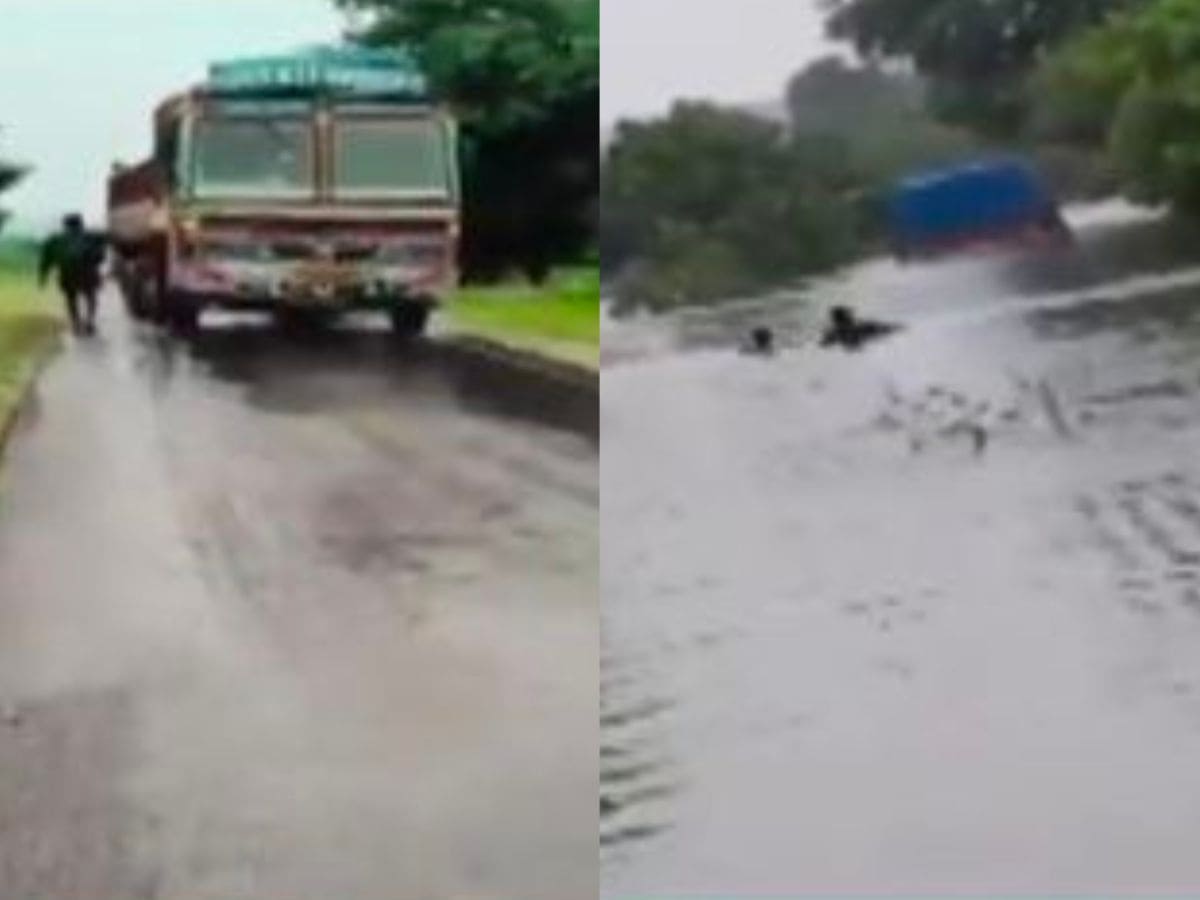 Telangana: Google Map lead truck into water body; driver escapes narrowly