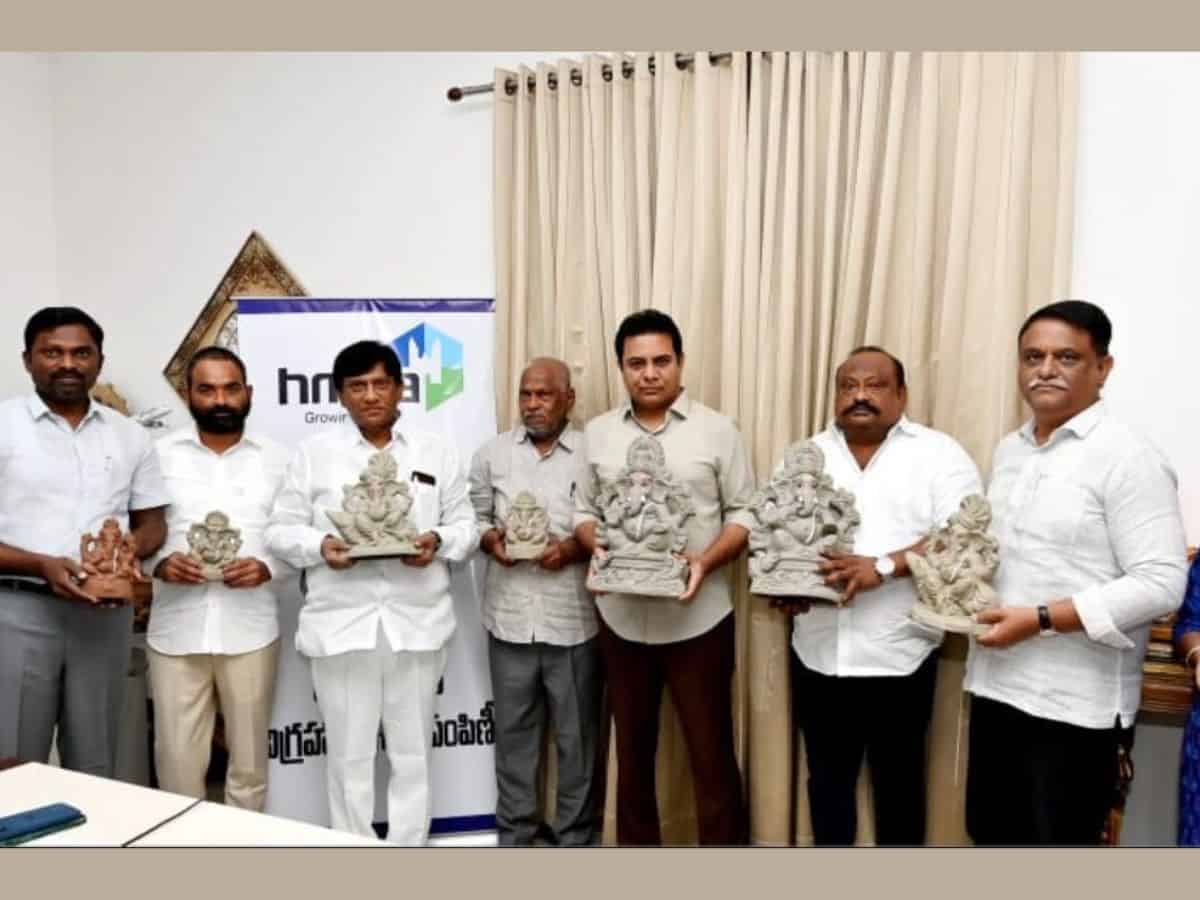 Hyderabad: GHMC to distribute 5L clay Ganesha idols for free