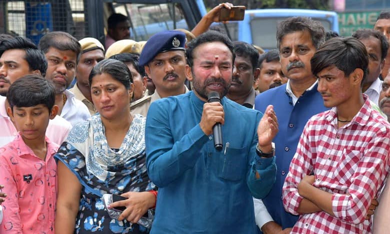 Hyderabad: Kishan Reddy slams BRS over home guard self-immolation incident