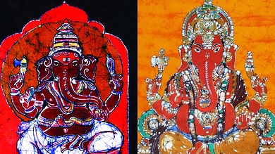Ganesh Festival: Yasala Prakash draws series of paintings to celebrate the season