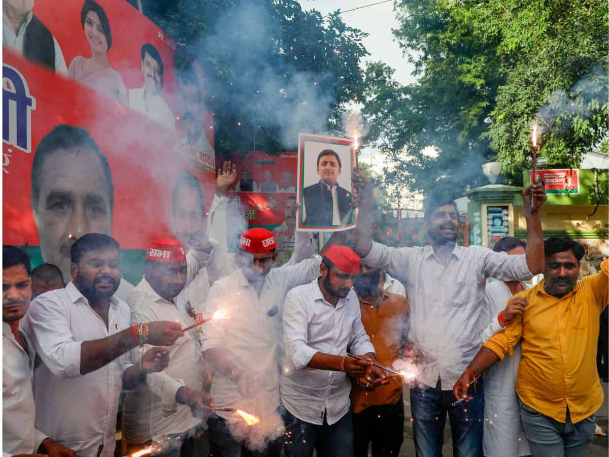 Bypolls: BJP wins 3 seats, Oppn parties get 4 with SP retaining Ghosi