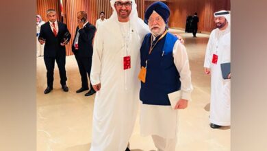G20 Summit: Hardeep Puri meets COP28 Prez Sultan Al Jaber