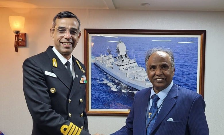 Captain Sharad Sinsunwal highlights Indian Naval strength in Auckland Press Conference