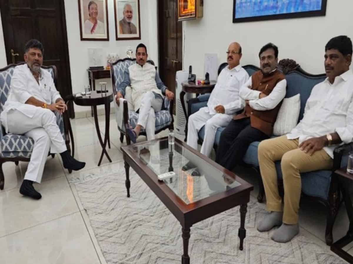 Karnataka Deputy CM meets Central Minister over Cauvery water issue