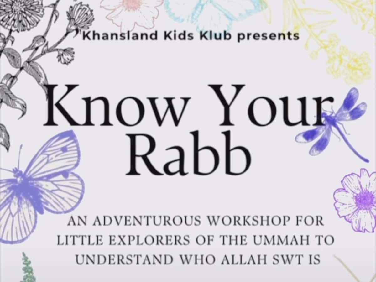 Khansland invites Hyderabadi kids to 'Know your Rabb' workshop; Register here
