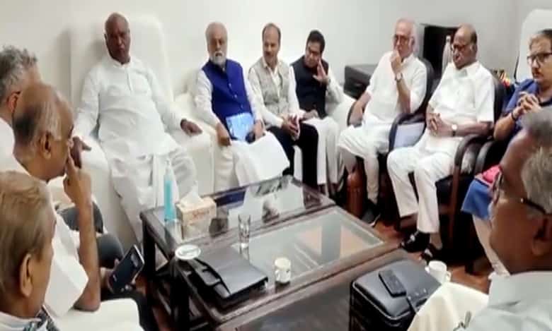 Oppn meets at Kharge’s chamber, discusses strategy for Parliament’s special session