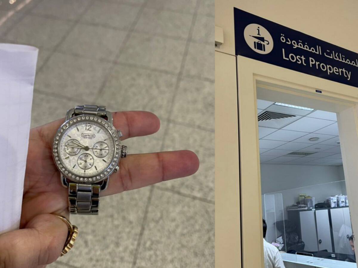 Indian pilot praises Dubai airport for finding her month-old lost watch
