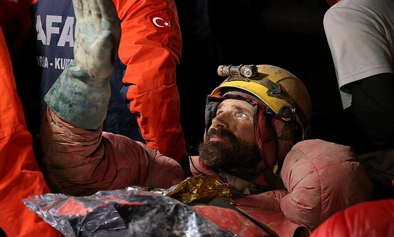 American explorer trapped over 3,300 feet deep in Turkey cave rescued