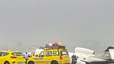 Small aircraft skids off runway at Mumbai airport; 8 injured