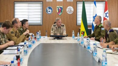 NATO military commander visits Israel