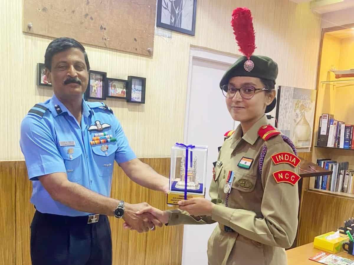 NCC girl Cadet from Telangana achieves national-level fame