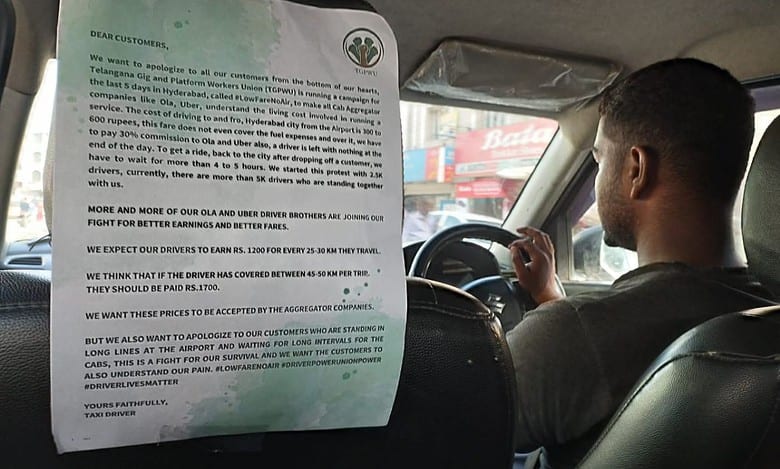 Hyderabad: ‘Low Fare No Air’ campaign by cabbies against low fares to airport