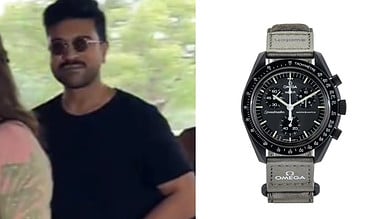 Ram Charan flaunts expensive watch at Hyd airport, it is worth Rs..