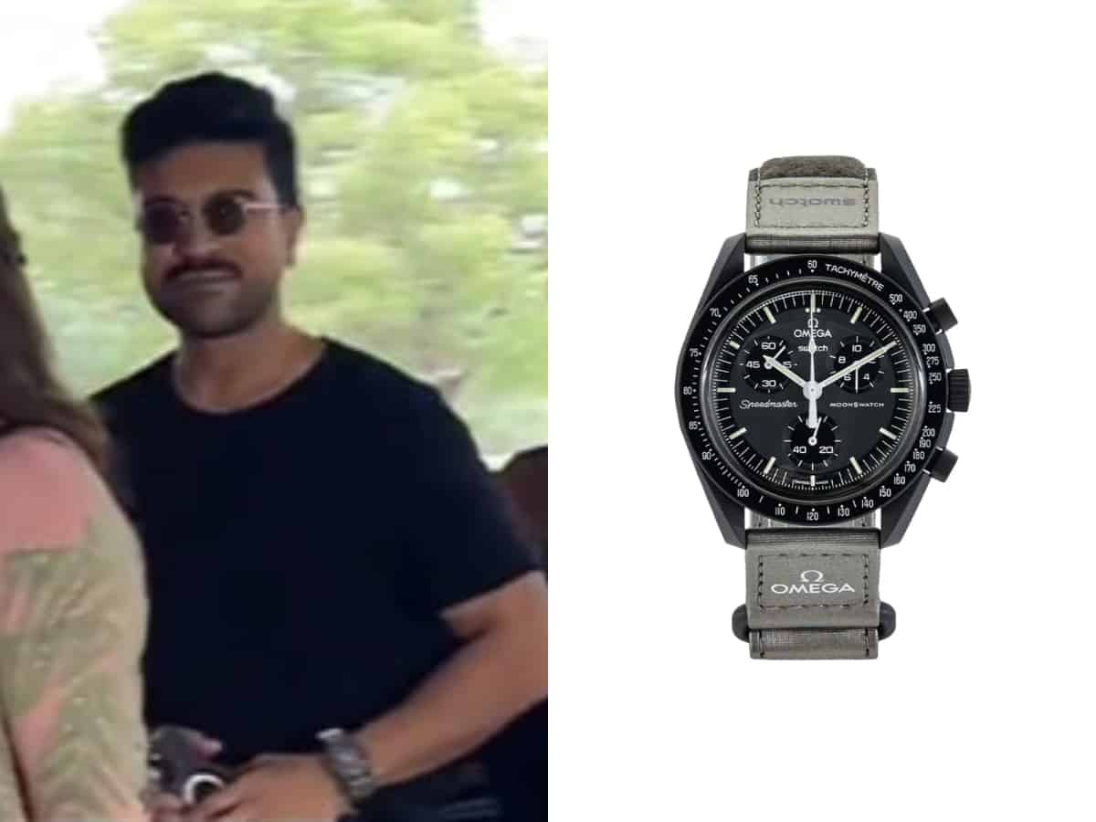 Ram Charan flaunts expensive watch at Hyd airport, it is worth Rs..