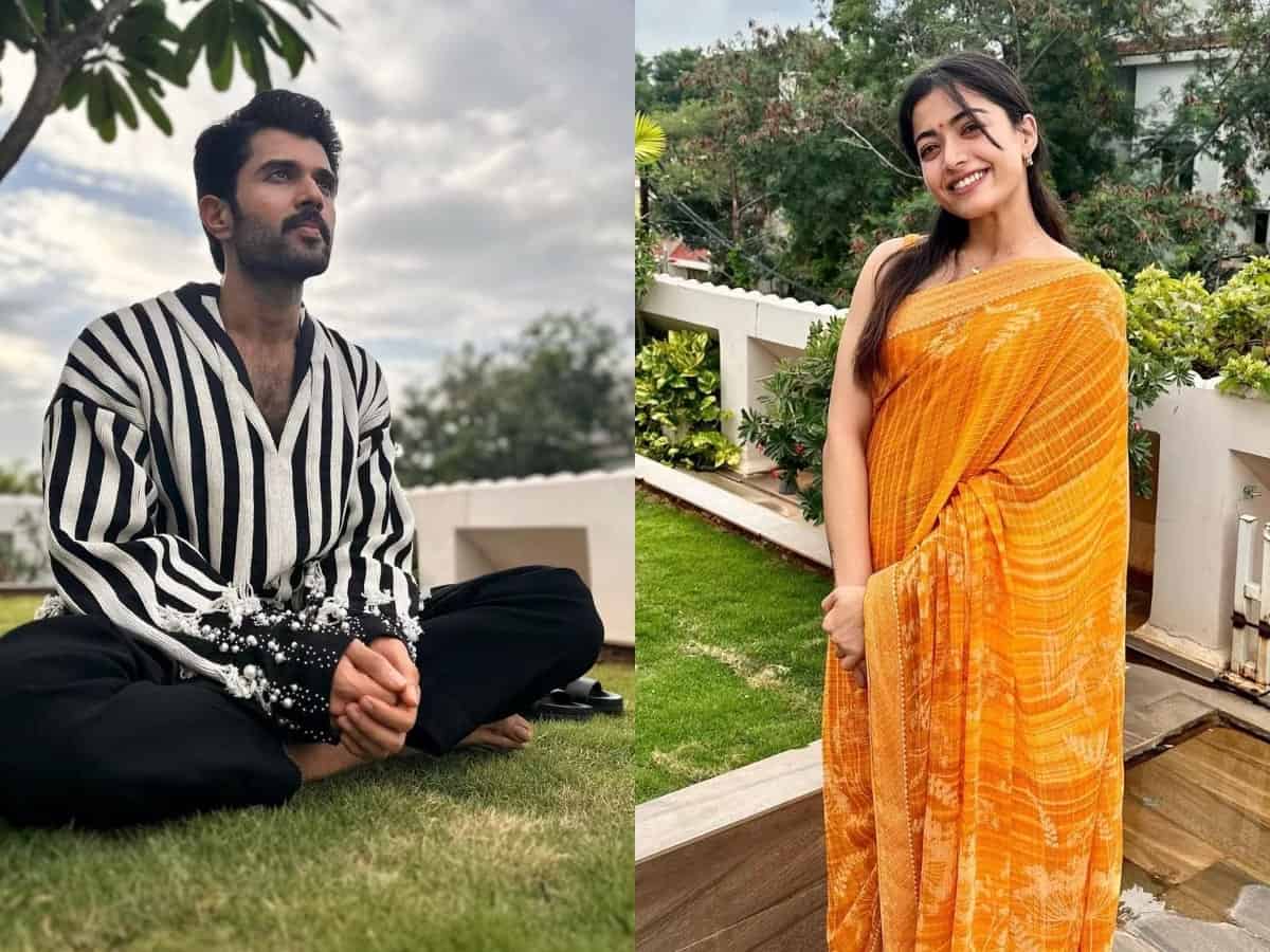 Rashmika's viral pics from Vijay Deverakonda's Hyd home, fans go gaga