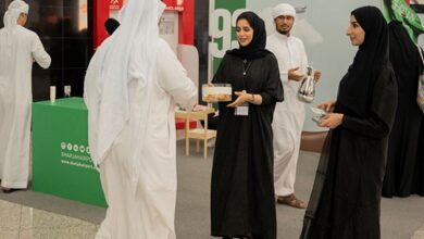 Sharjah Airport welcome Saudi passengers with festive atmosphere