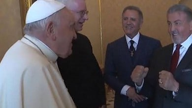 Sylvester Stallone gets a surprise punch from Pope Francis, is 'honoured' by his fan