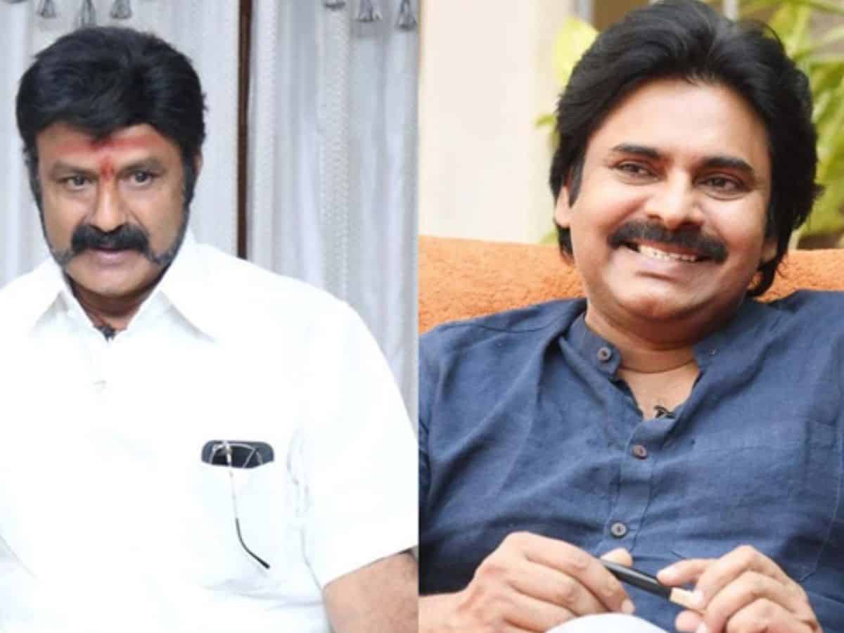 Telugu Desam Party (TDP) MLA N. Balakrishna and Jana Sena Party (JSP) leader Pawan Kalyan