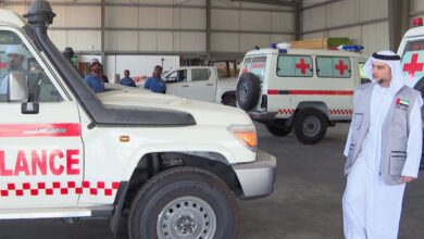 UAE dispatches ship carrying 23 ambulances to Ukraine
