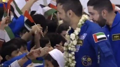 UAE astronaut Sultan Al Neyadi receives a hero's welcome in Abu Dhabi