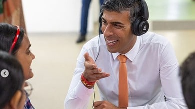 UK PM Rishi Sunak seen wearing boAt headphones