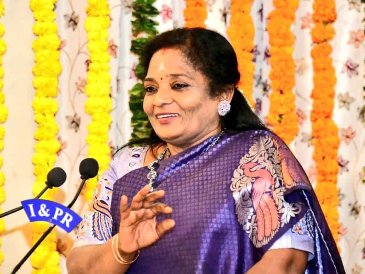 Telangana governor Tamilisai Soundararajan