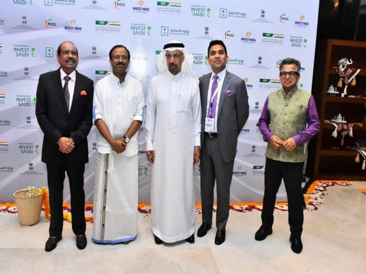 Muraleedharan attends reception of India-Saudi Investment Forum