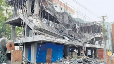 Hyderabad: Under-construction building collapses in Nizampet; 2 hurt