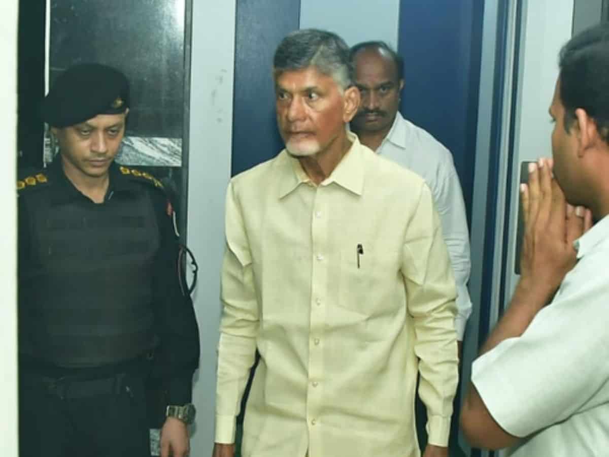 former chief minister N. Chandrababu Naidu