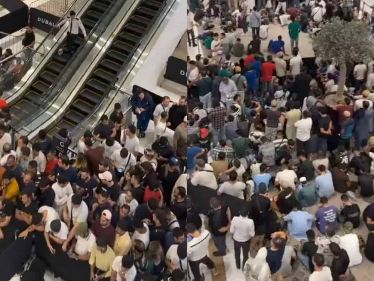 Long queues at Apple store in Dubai Mall as sale for iPhone 15 begins