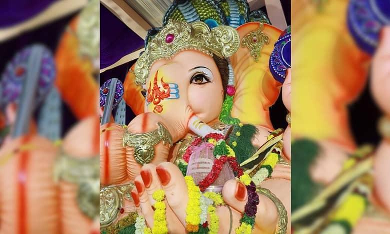 Ganesh procession in Hyderabad