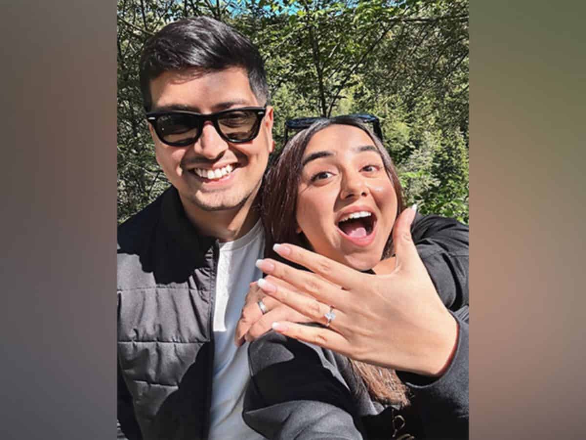 Prajakta Koli gets engaged to boyfriend Vrishank Khanal