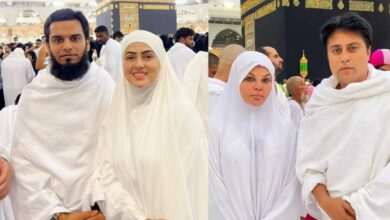 Sana Khan, Mufti Anas' reaction to Rakhi Sawant's Umrah goes viral