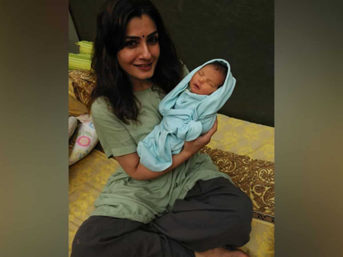 Raveena Tandon introduces her 'grandson' Rudra