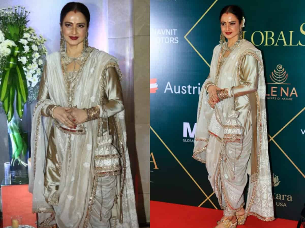 Rekha's Hyderabadi look wows internet again - Pics, videos