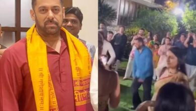 Viral Video: Salman Khan dances to dhol beats during Ganesh puja