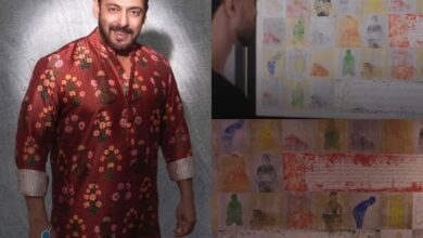 Salman Khan's viral artwork: Ayatul Kursi, positions of Namaz