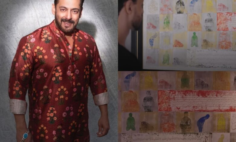 Salman Khan's viral artwork: Ayatul Kursi, positions of Namaz